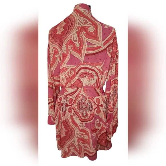 Victoria's Secret Vintage Paisley Robe, One Size Fits Most - Picture 3 of 6